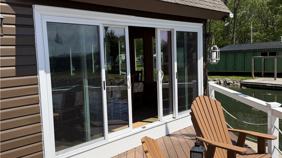 Sliding Glass Doors Project in Sandy Creek, New York by Comfort Windows & Doors