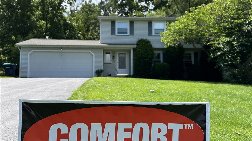 Roofing Project in Webster, NY by Comfort Windows & Doors