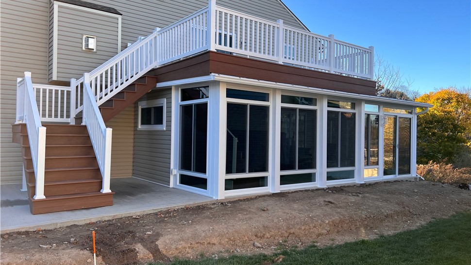 Decking, Windows Project in Syracuse, New York by Comfort Windows & Doors