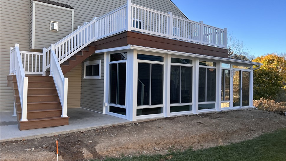 Decking, Windows Project in Syracuse, New York by Comfort Windows & Doors