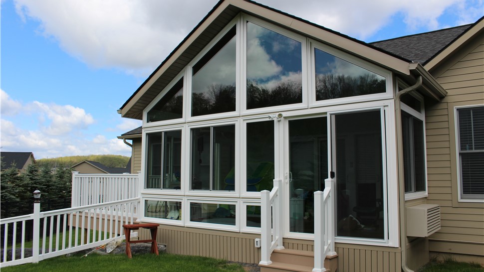 Enclosures, Windows Project in Fayetteville, New York by Comfort Windows & Doors