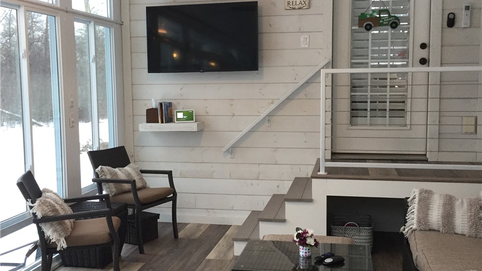 Enclosures, Windows Project in Grand Island, New York by Comfort Windows & Doors