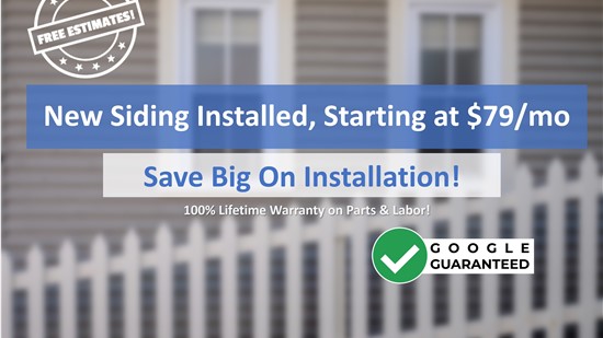 Siding Sale! Only $79/mo For Whole Home Siding!