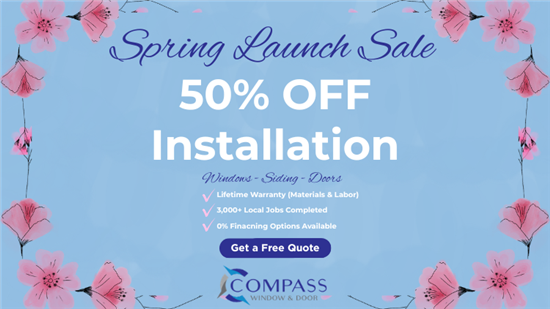 50% off installation