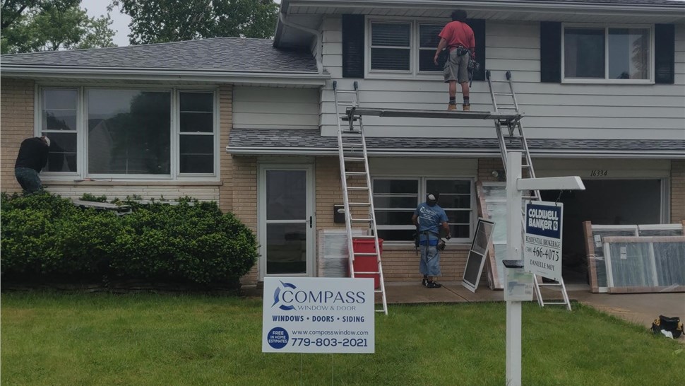 Window Installation Project in Brookfield, IL by Compass Window and Door