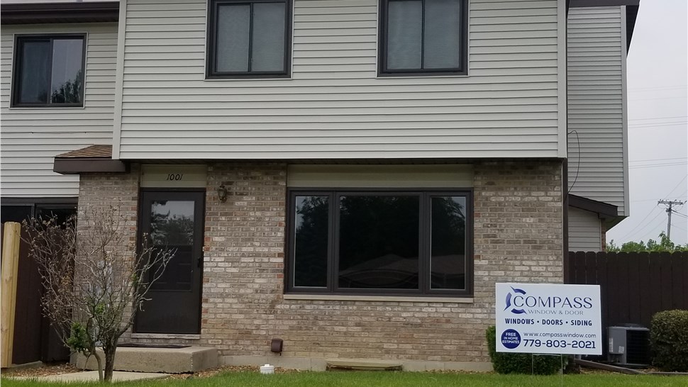 Window Installation Project in New Lenox, IL by Compass Window and Door