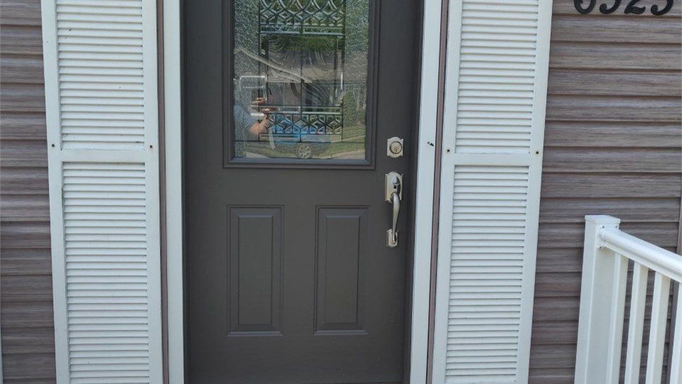 Entry Door Installation Project in oak Lawn, IL by Compass Window and Door