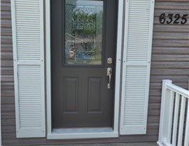 Entry Door Installation Project in oak Lawn, IL by Compass Window and Door