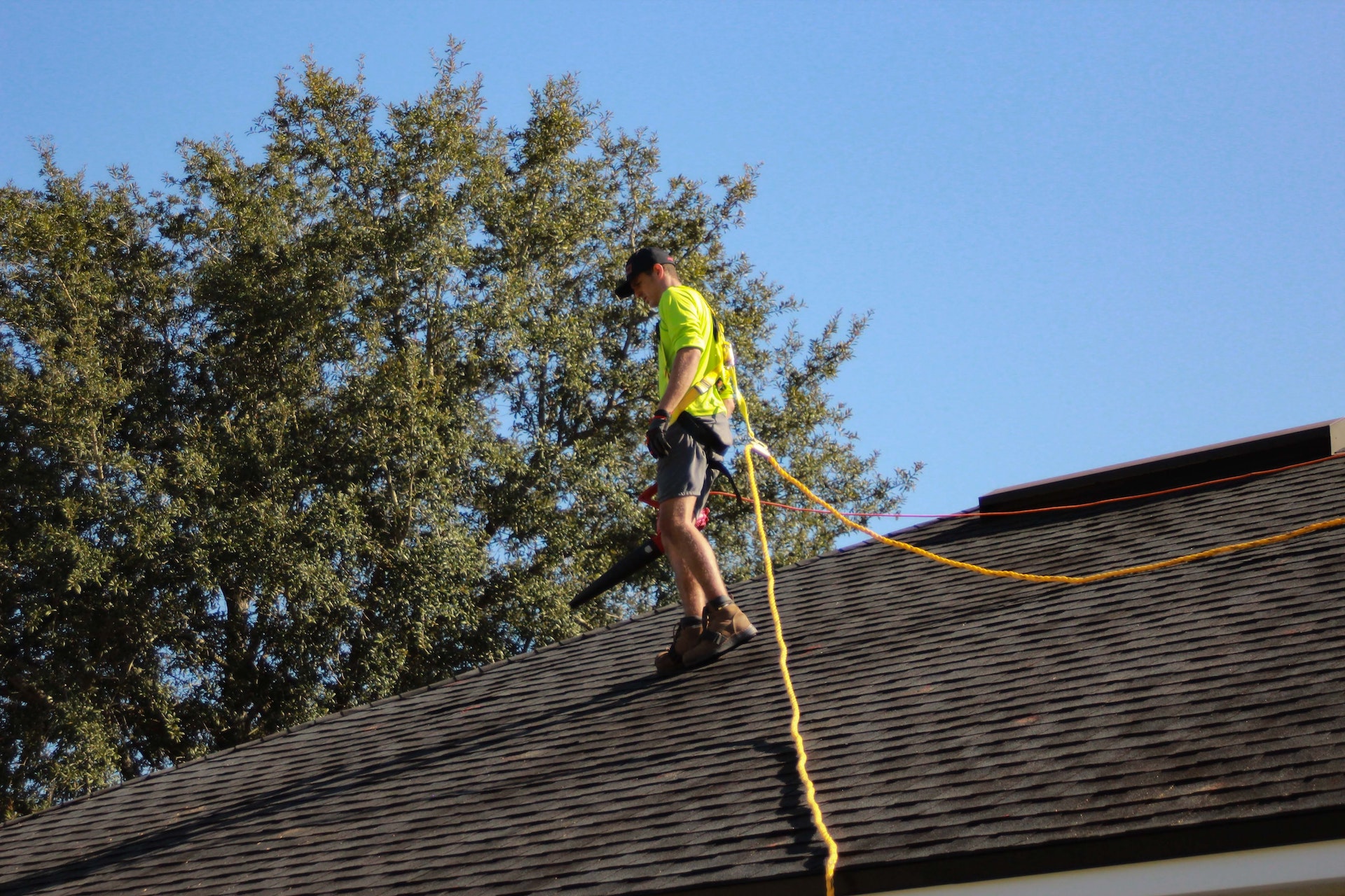 Photo of Roofer Working