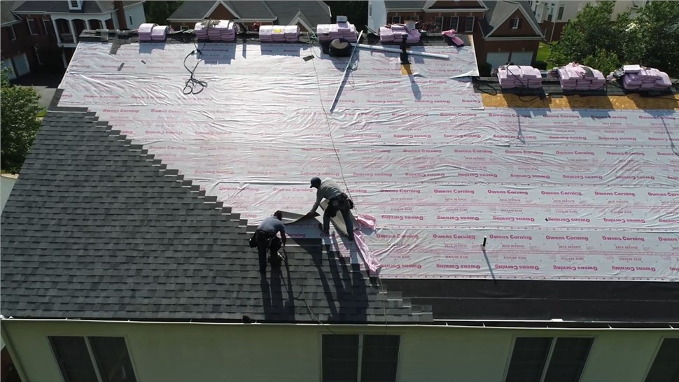 Roofing Project Project in Woodbridge, VA by DreamHome, Inc.