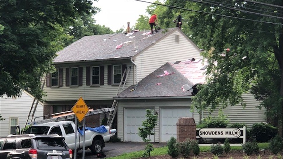 Roofing Project Project in Silver Spring, MD by DreamHome, Inc.