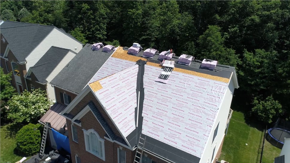 Roofing Project Project in Woodbridge, VA by DreamHome, Inc.