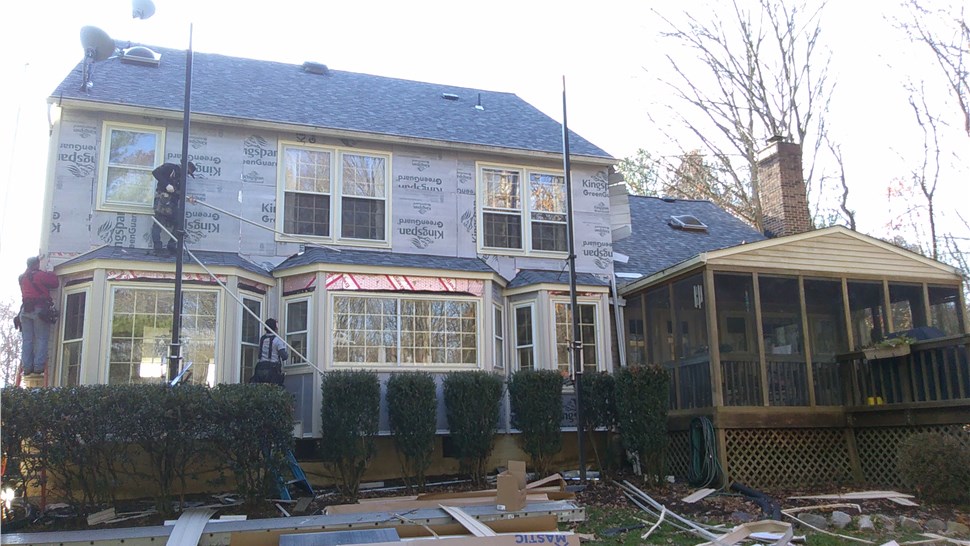 Roofing Project Project in Woodbridge, VA by DreamHome, Inc.