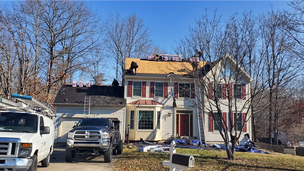 Roofing Project Project in Stafford, VA by DreamHome, Inc.