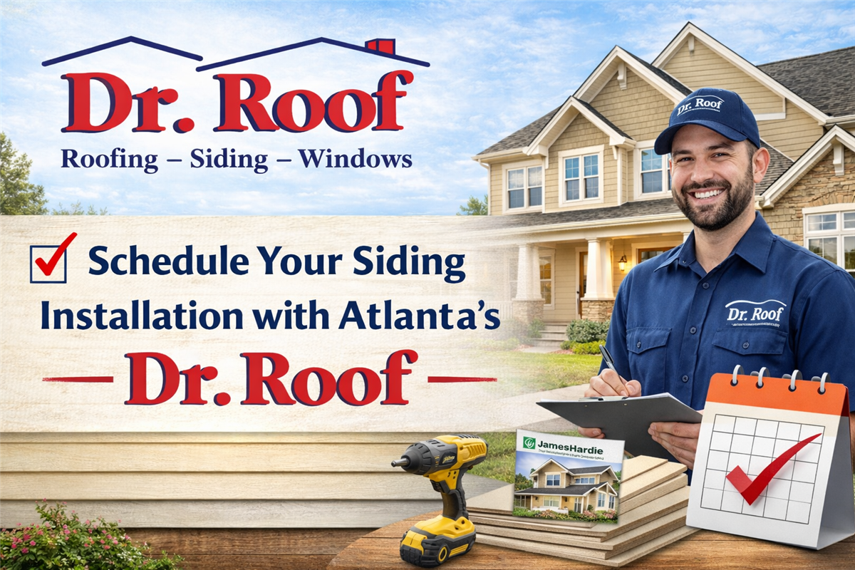 Schedule Your Siding Installation with Atlanta's Dr. Roof