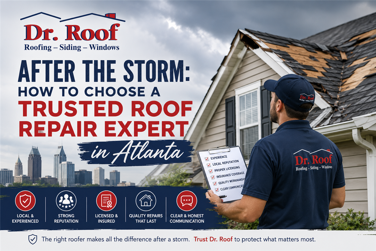 After the Storm: How to Choose a Trusted Roof Repair Expert in Atlanta