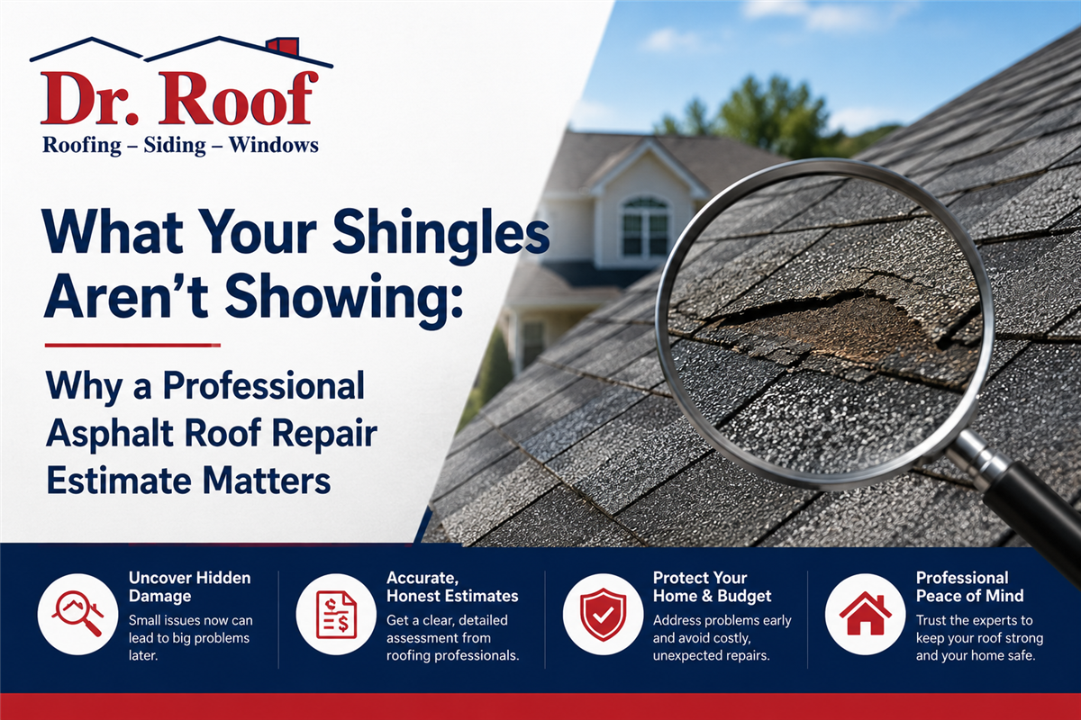 What Your Shingles Aren’t Showing: Why a Professional Asphalt Roof Repair Estimate Matters