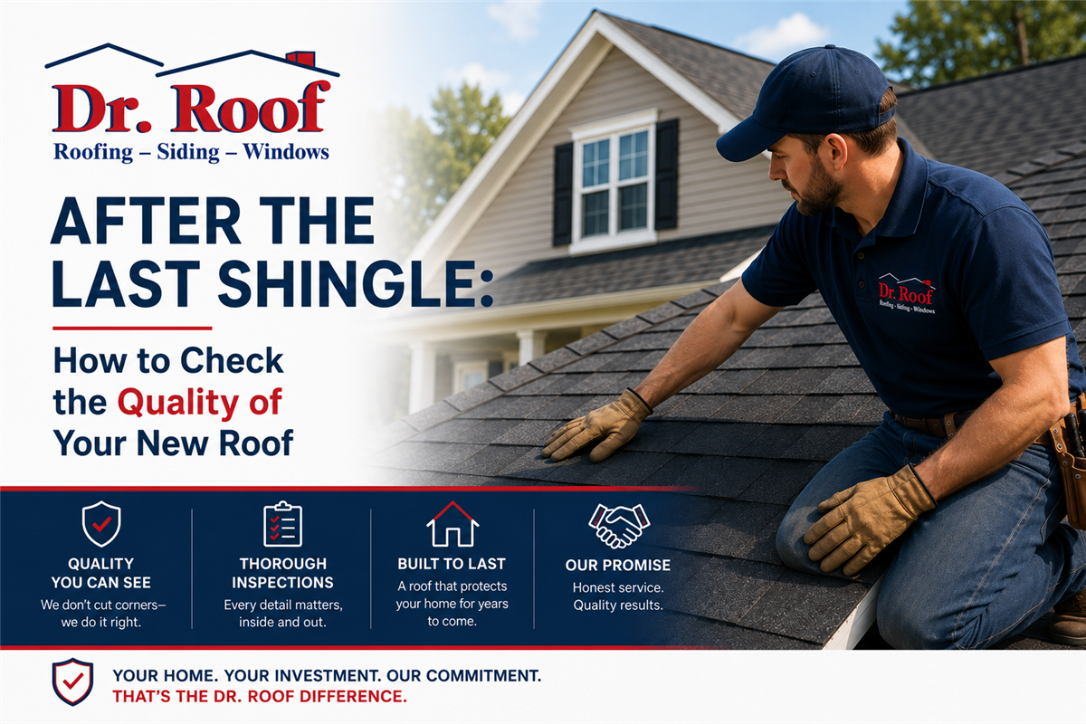After the Last Shingle: How to Check the Quality of Your New Roof