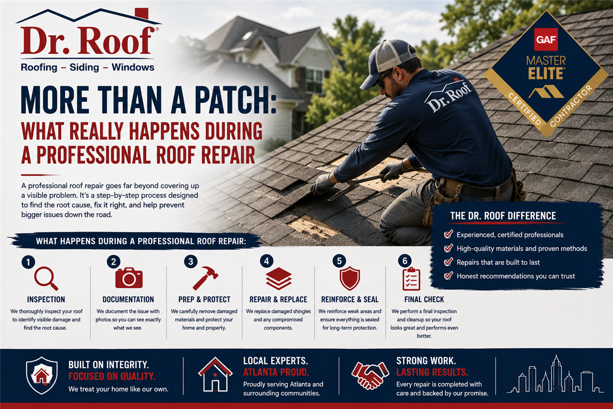 More Than a Patch: What Really Happens During a Professional Roof Repair