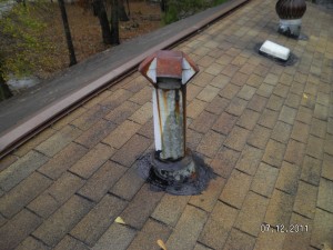 Rusting Vent Top