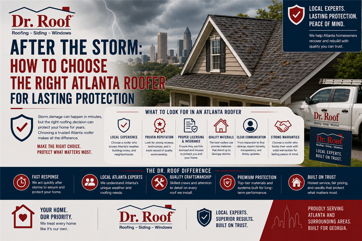 After the Storm: How to Choose the Right Atlanta Roofer for Lasting Protection