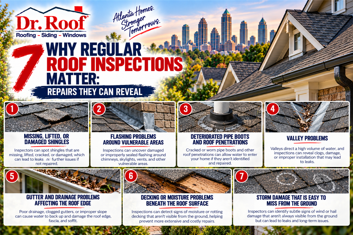 Why Regular Roof Inspections Matter: 7 Repairs They Can Reveal