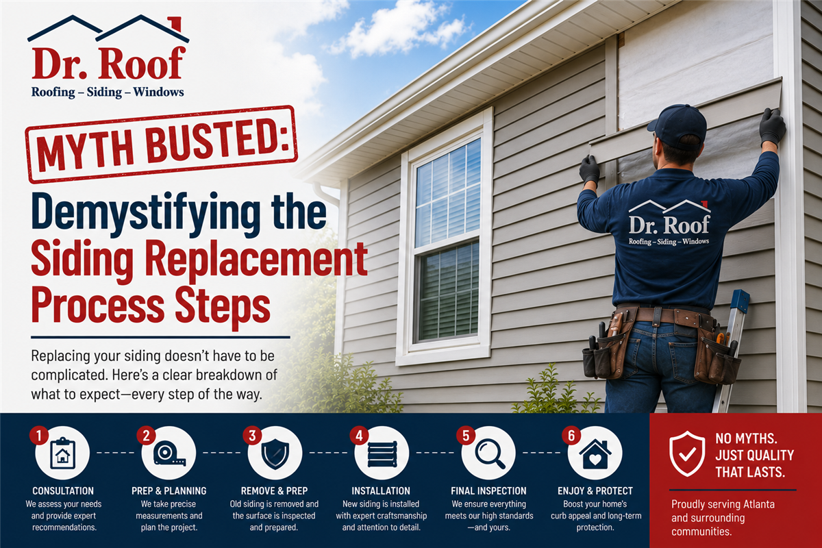 Myth Busted: Demystifying the Siding Replacement Process Steps