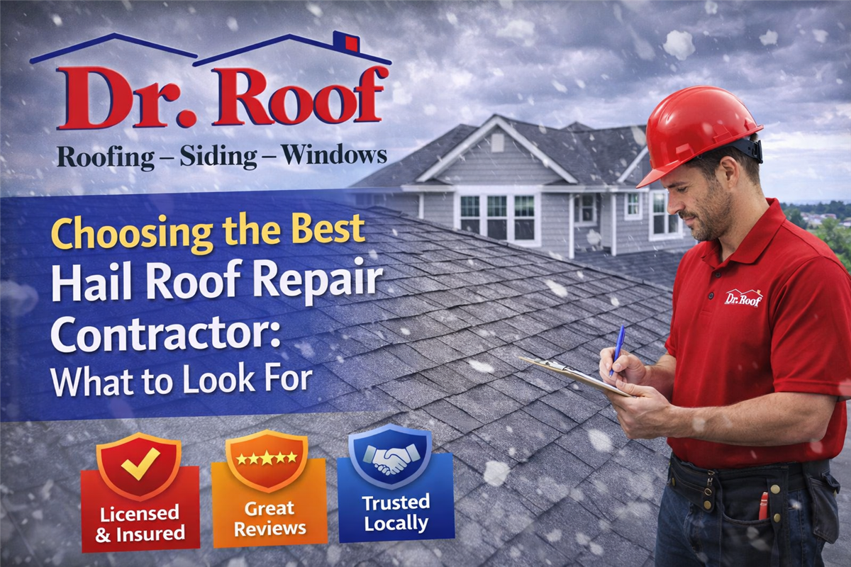 Choosing the Best Hail Roof Repair Contractor: What to Look For