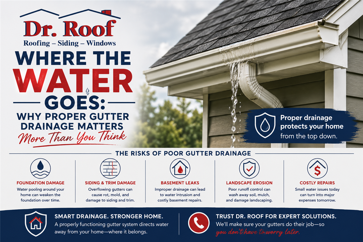 Where the Water Goes: Why Proper Gutter Drainage Matters More Than You Think
