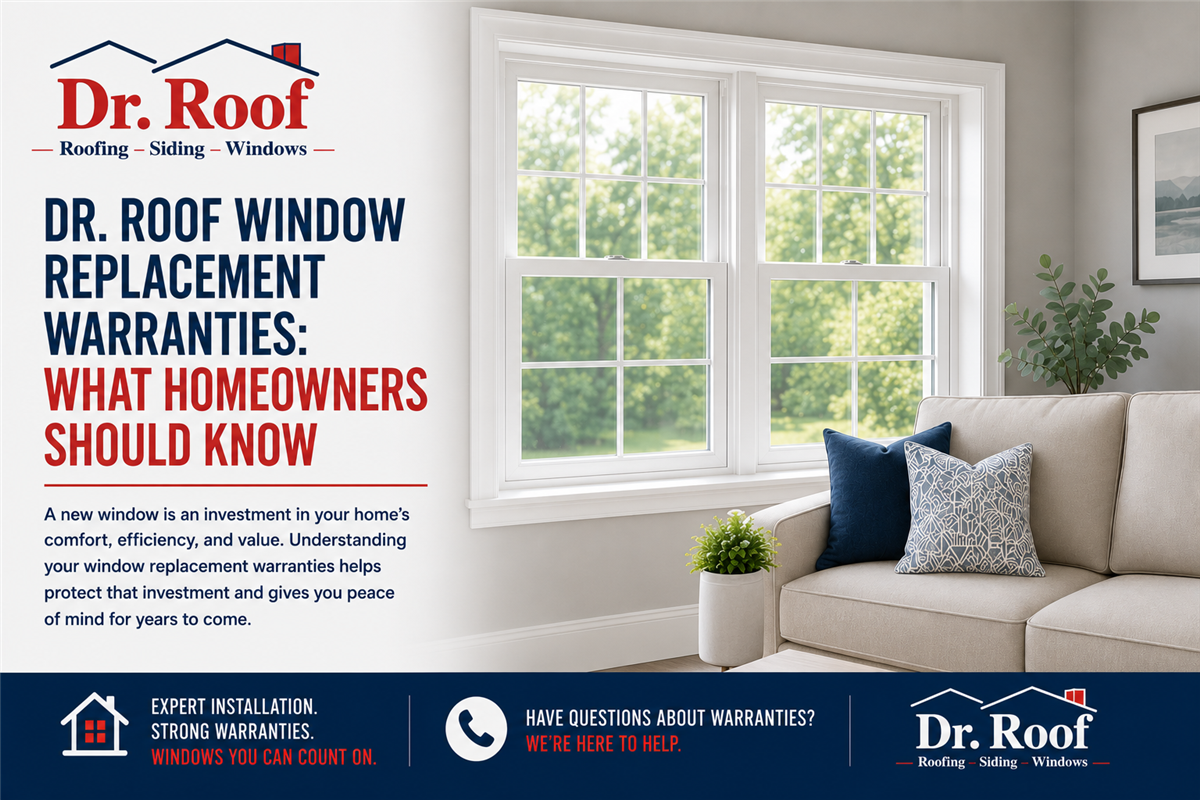 Dr. Roof Window Replacement Warranties: What Homeowners Should Know