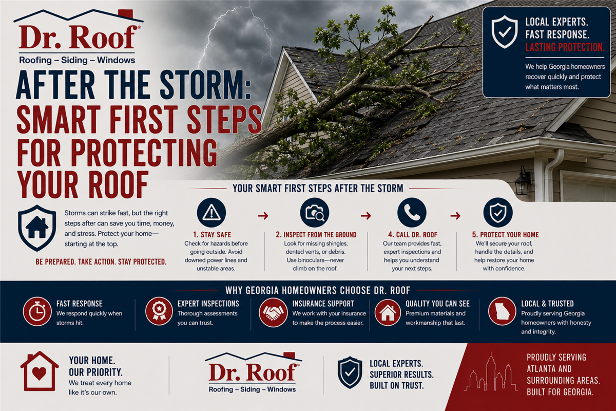 After the Storm: Smart First Steps for Protecting Your Roof