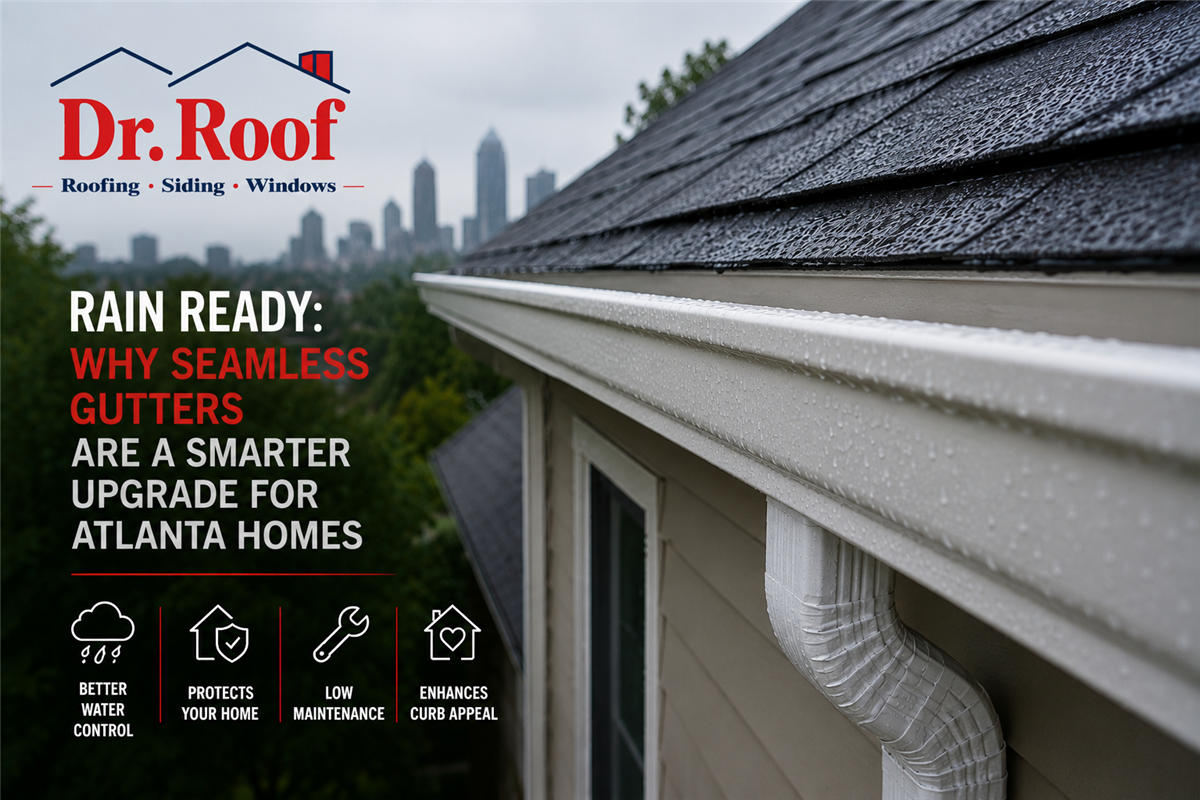 Rain Ready: Why Seamless Gutters Are a Smarter Upgrade for Atlanta Homes