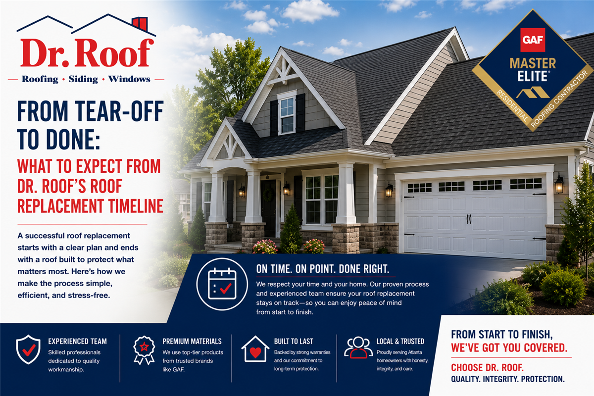 From Tear-Off to Done: What to Expect From Dr. Roof’s Roof Replacement Timeline
