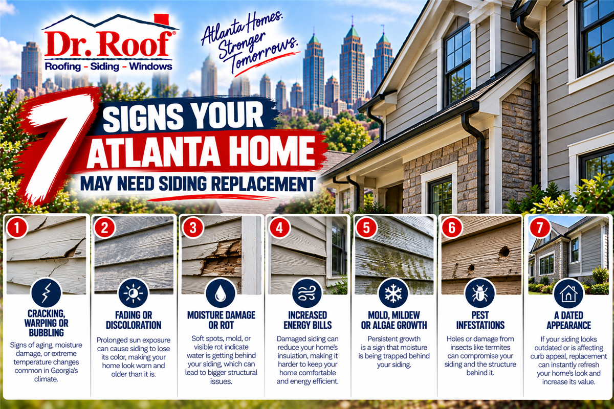 7 Signs Your Atlanta Home May Need Siding Replacement