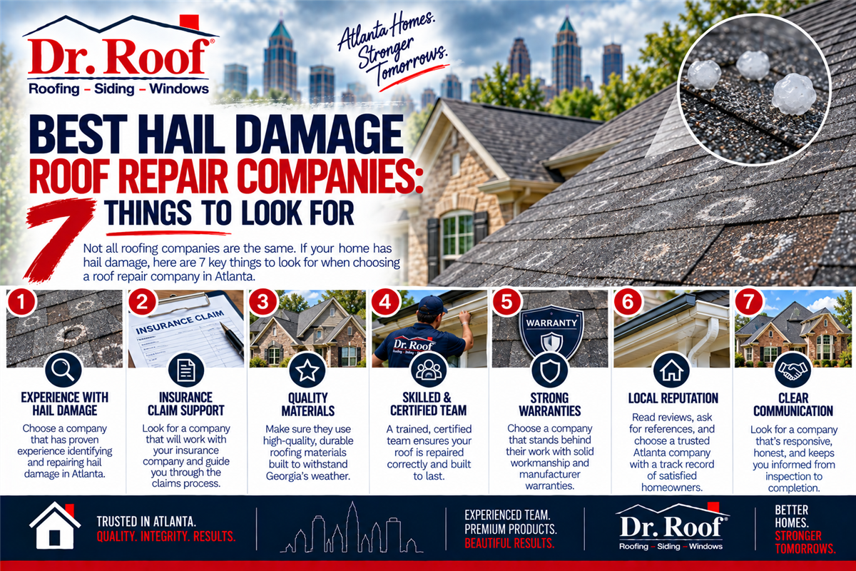 Best Hail Damage Roof Repair Companies: 7 Things to Look For