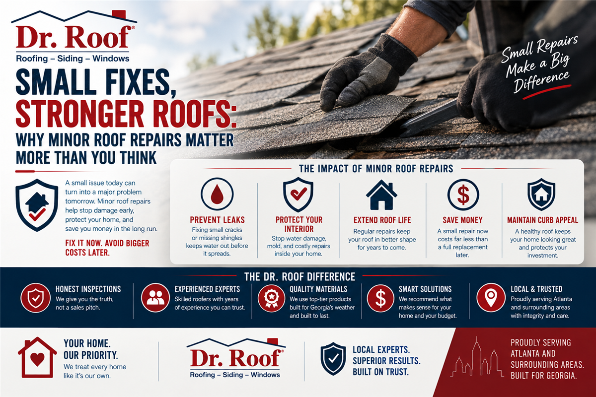 Small Fixes, Stronger Roofs: Why Minor Roof Repairs Matter More Than You Think