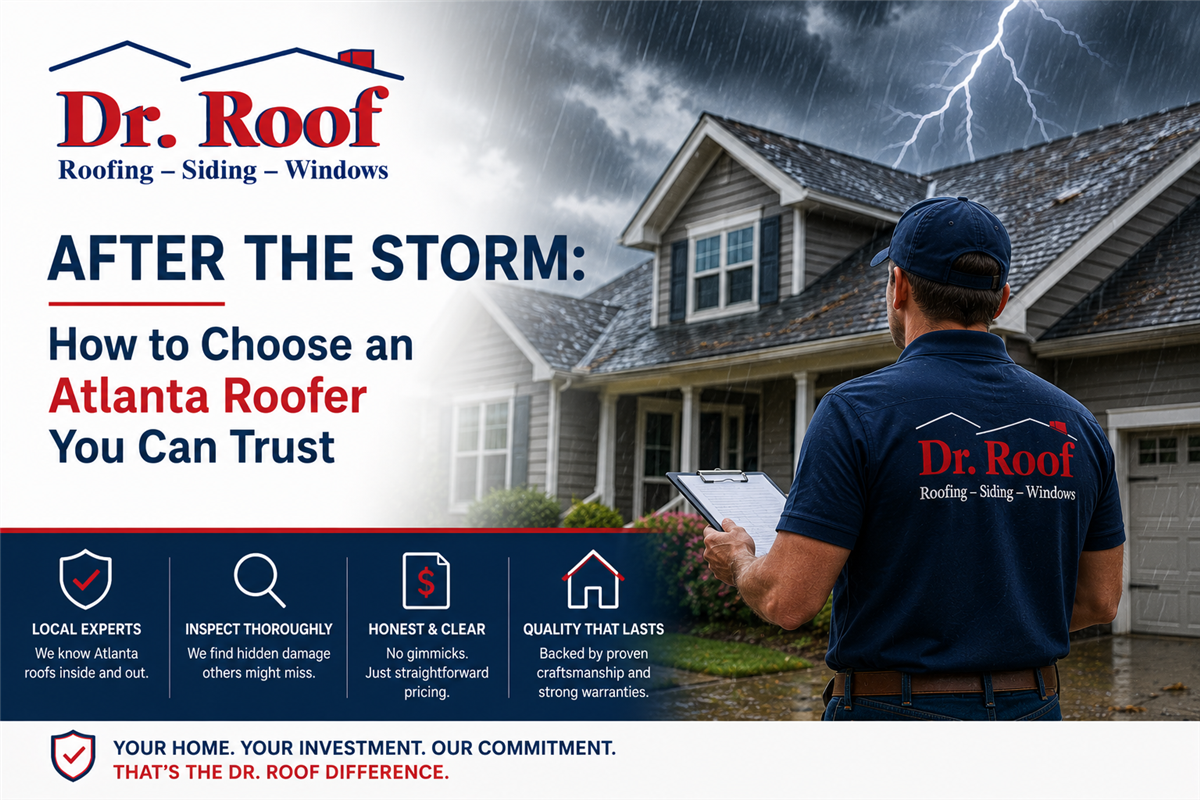 After the Storm: How to Choose an Atlanta Roofer You Can Trust