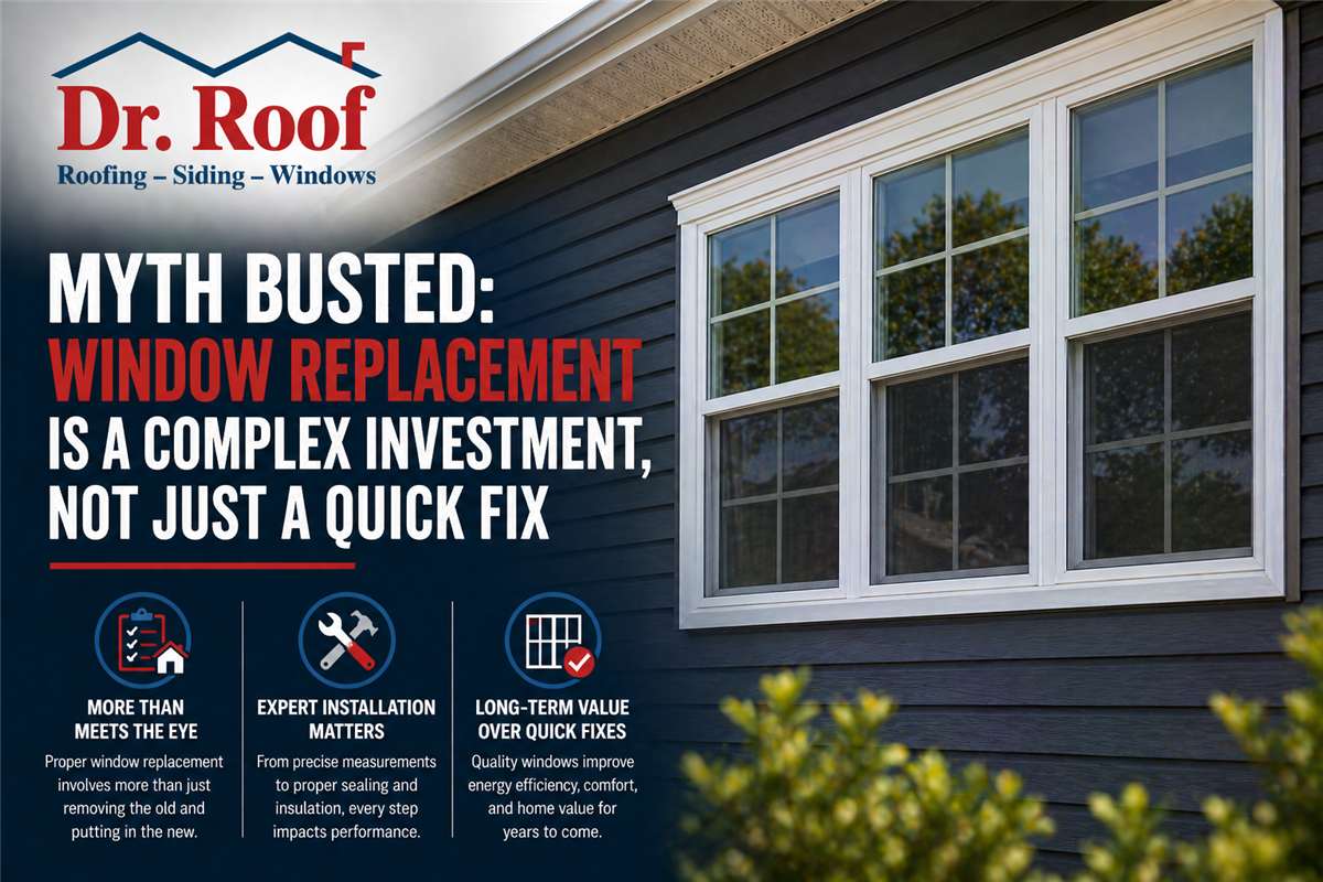 Myth Busted: Window Replacement Is a Complex Investment, Not Just a Quick Fix