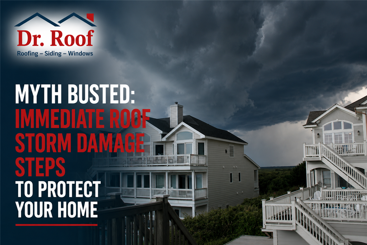 Myth Busted: Immediate Roof Storm Damage Steps to Protect Your Home