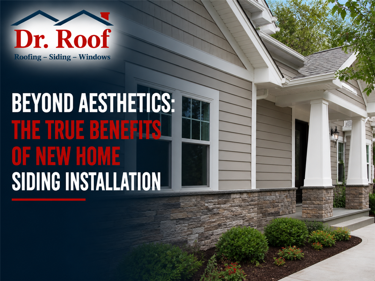 Beyond Aesthetics: The True Benefits of New Home Siding Installation