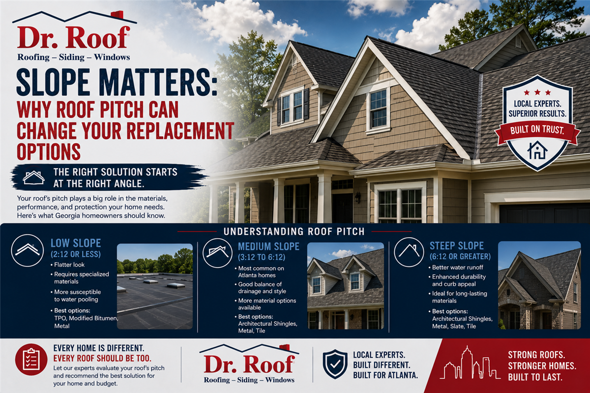 Slope Matters: Why Roof Pitch Can Change Your Replacement Options