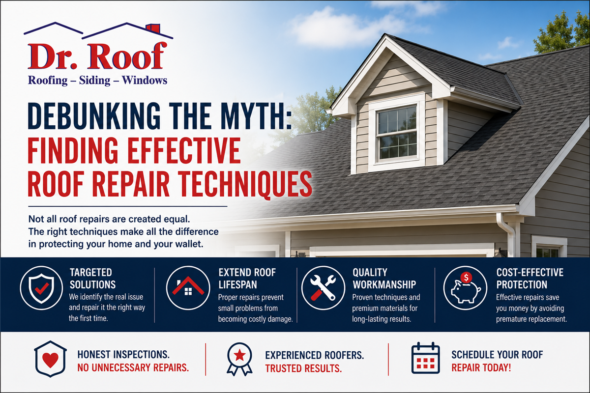 Debunking the Myth: Finding Effective Roof Repair Techniques