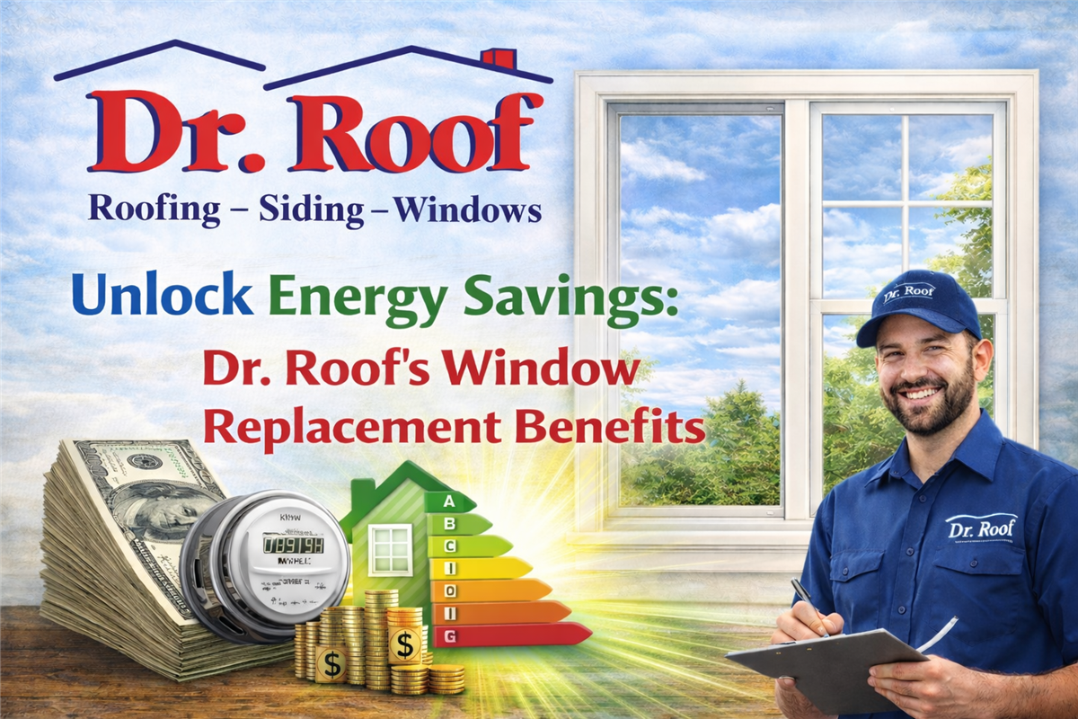 Unlock Energy Savings: Dr. Roof's Window Replacement Benefits