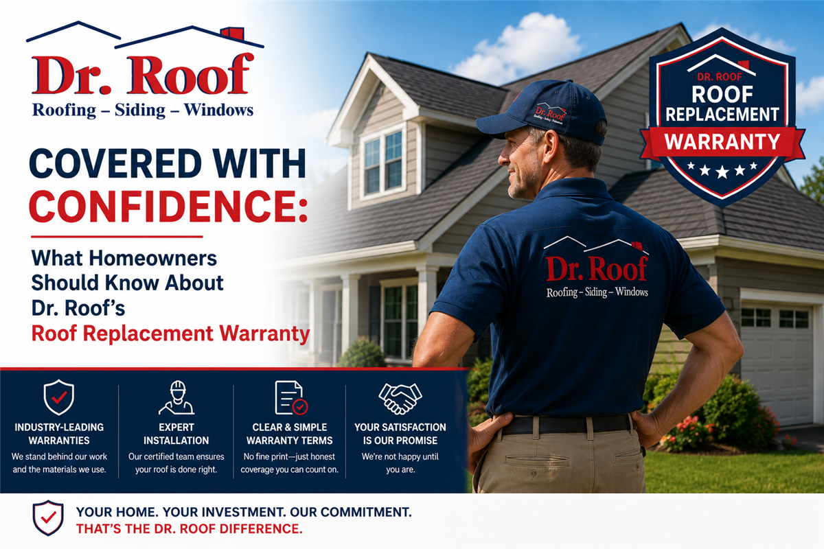 Covered With Confidence: What Homeowners Should Know About Dr. Roof’s Roof Replacement Warranty