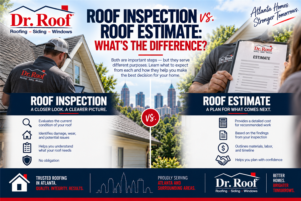 Roof Inspection vs. Roof Estimate: What's the Difference?