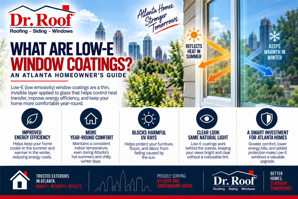 What Are Low-E Window Coatings? An Atlanta Homeowner’s Guide