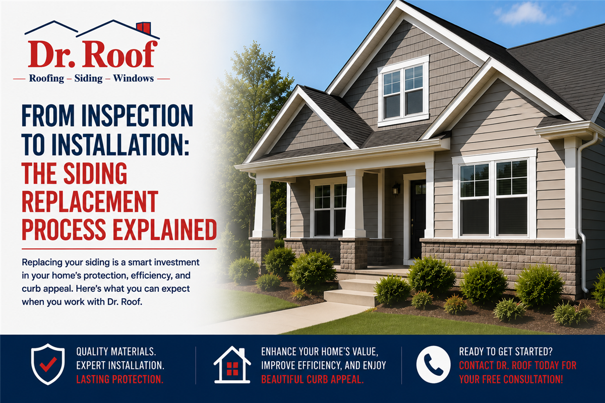 From Inspection to Installation: The Siding Replacement Process Explained