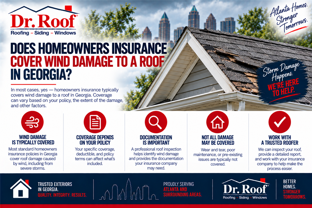 Does Homeowners Insurance Cover Wind Damage to a Roof in Georgia?