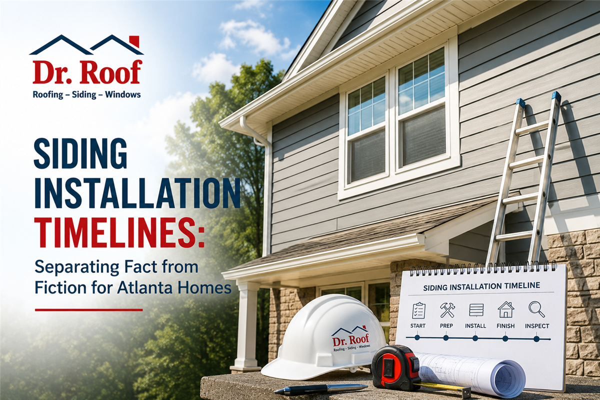 Siding Installation Timelines: Separating Fact from Fiction for Atlanta Homes