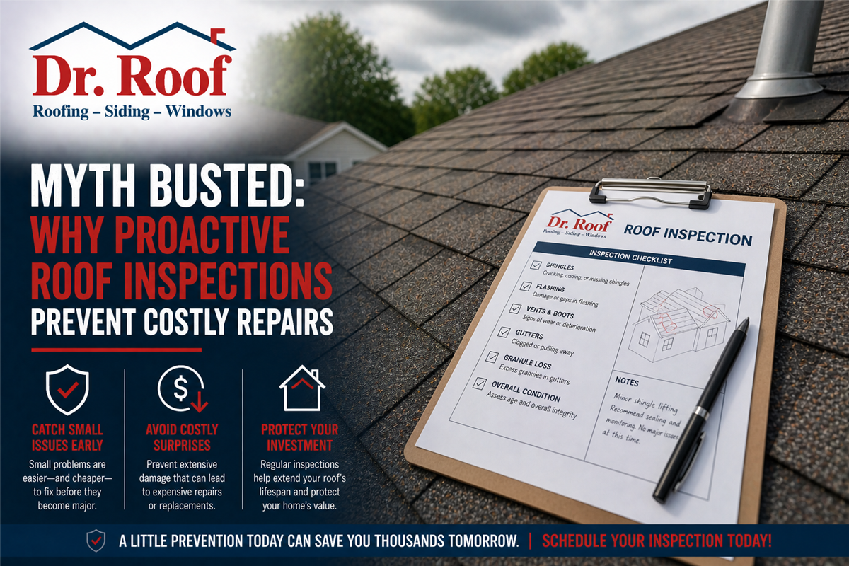 Myth Busted: Why Proactive Roof Inspections Prevent Costly Repairs